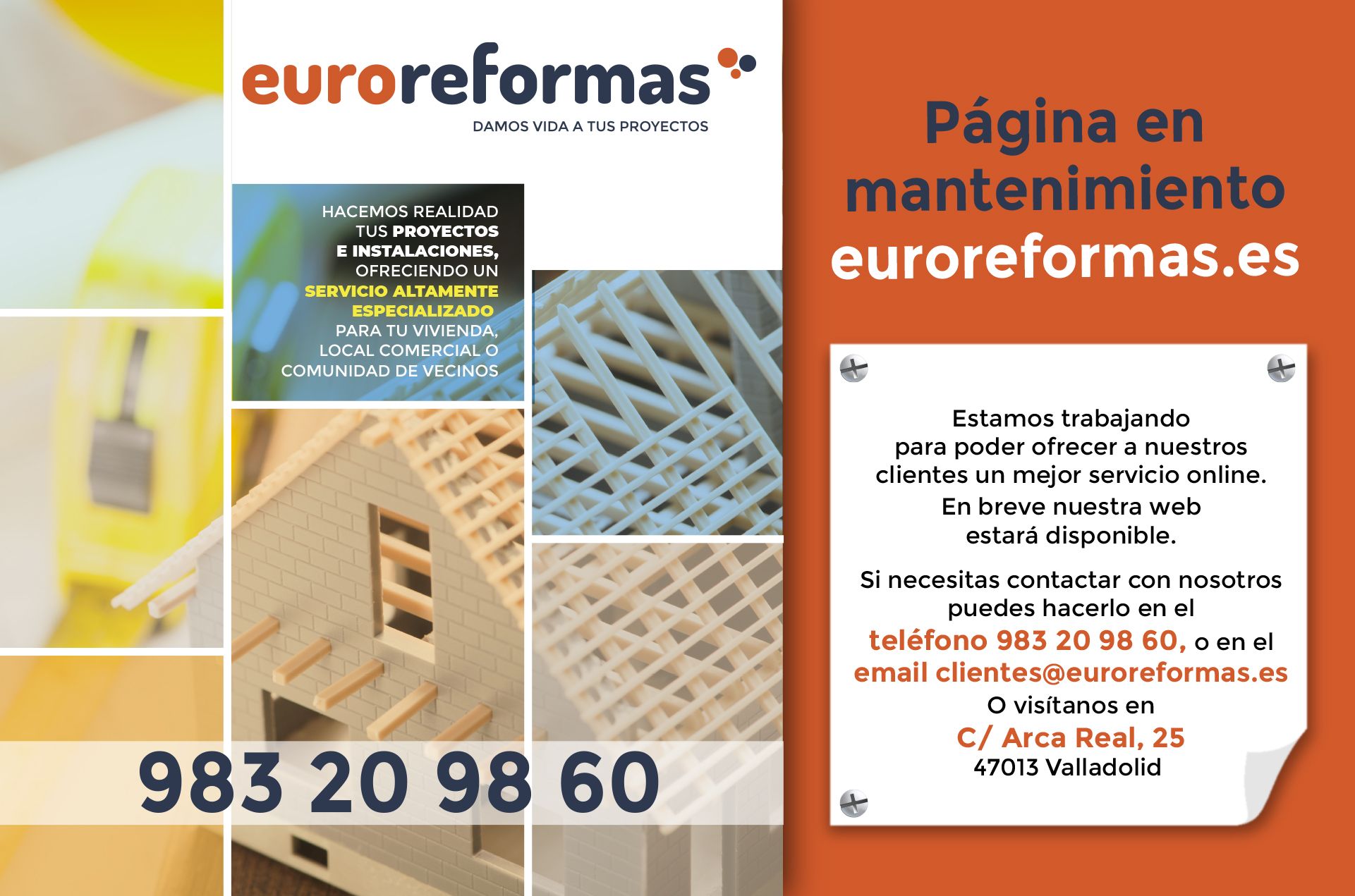 web en mantenimiento